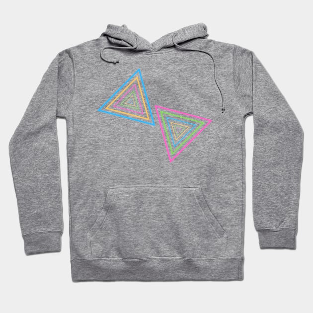 Triangle texture Hoodie by WaltzConer